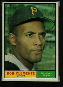 1961 Topps Baseball Cards      388     Roberto Clemente